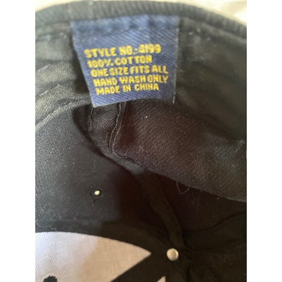 Black GMC Embroidered Logo Adjustable Hat Cap - Picture 5 of 5